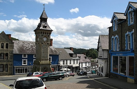 Knighton, clock tower